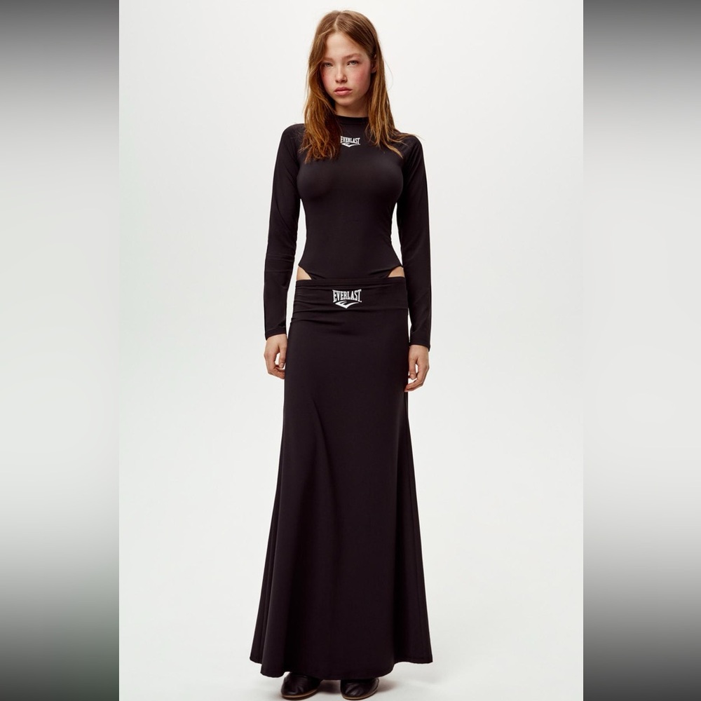 Zara EVERLAST x ZARA long polyamide skirt